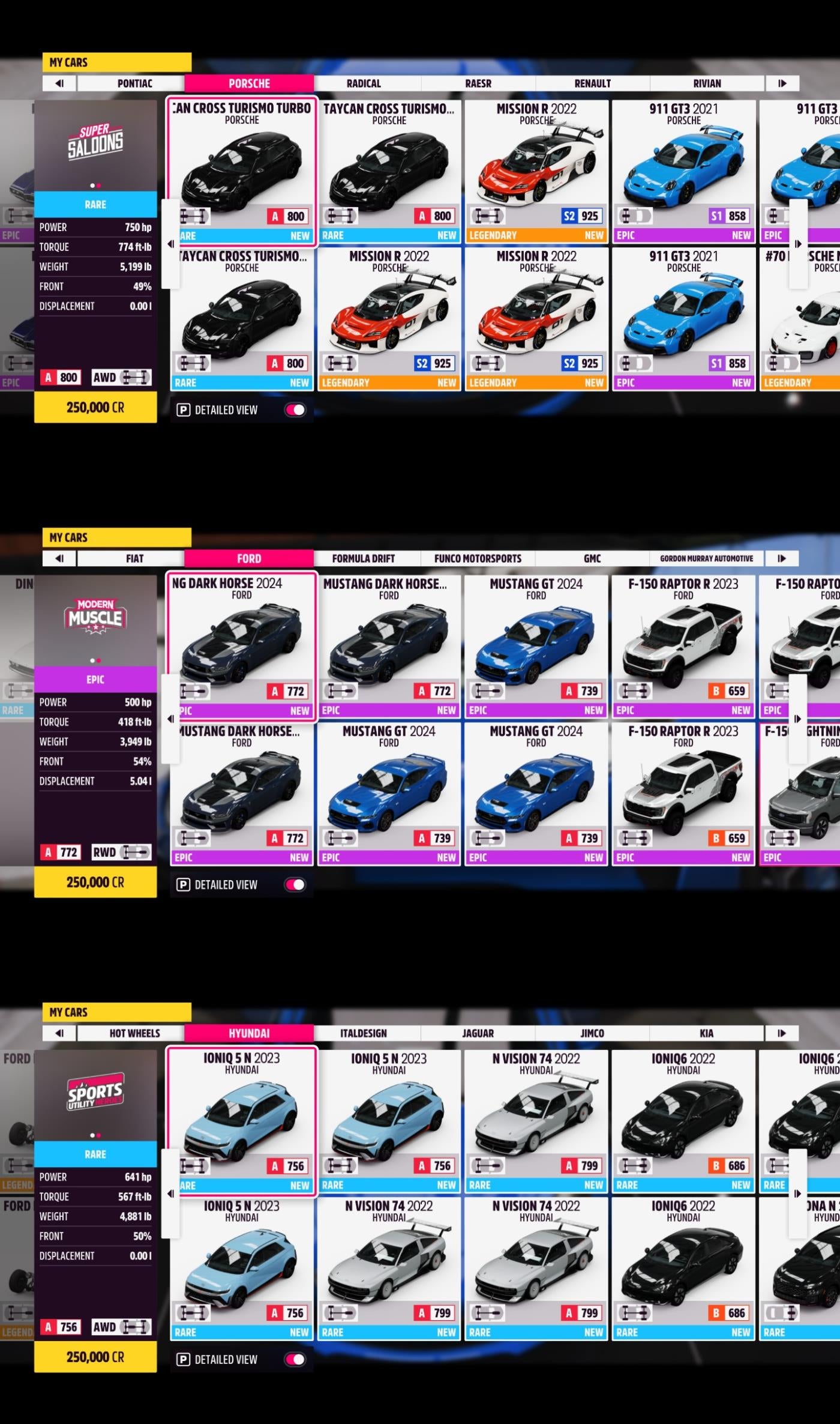 [ STEAM ] ALL SERIES | All Cars | + 650 Car | 80% Progress + 999.000.000: CR & Super WS & WS & Forzathon